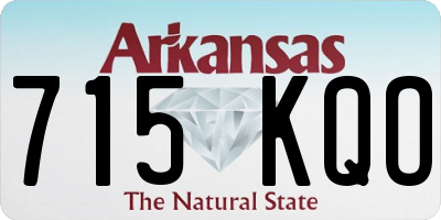 AR license plate 715KQO