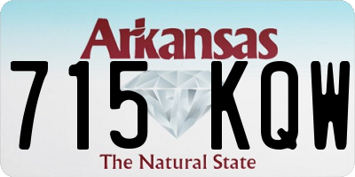 AR license plate 715KQW