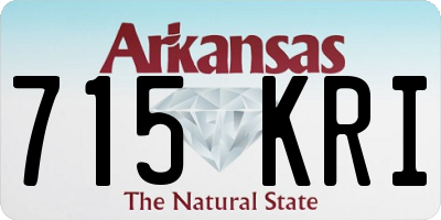 AR license plate 715KRI