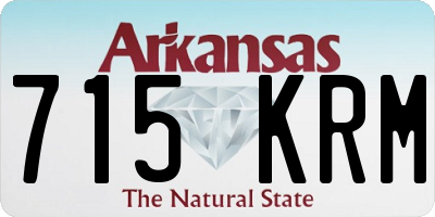 AR license plate 715KRM