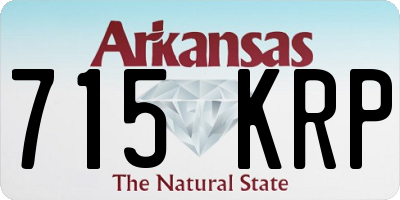 AR license plate 715KRP