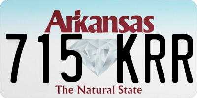 AR license plate 715KRR