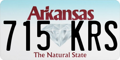 AR license plate 715KRS
