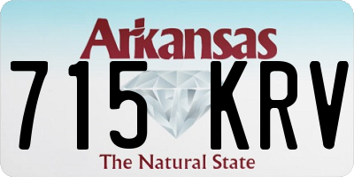 AR license plate 715KRV