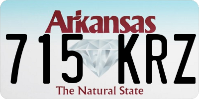 AR license plate 715KRZ