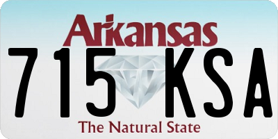 AR license plate 715KSA