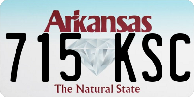AR license plate 715KSC