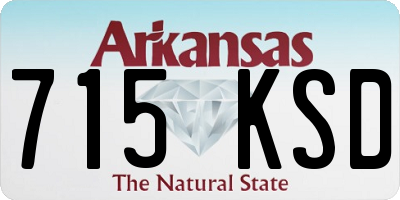 AR license plate 715KSD