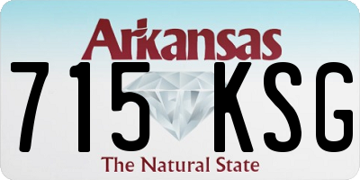 AR license plate 715KSG
