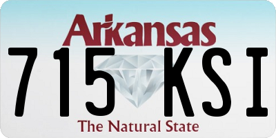 AR license plate 715KSI