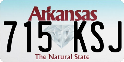 AR license plate 715KSJ
