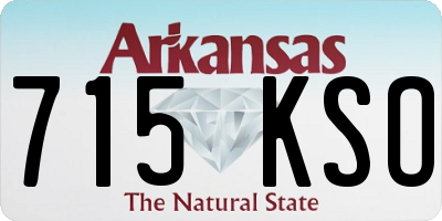 AR license plate 715KSO