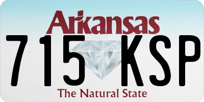 AR license plate 715KSP