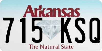 AR license plate 715KSQ