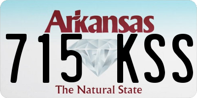 AR license plate 715KSS