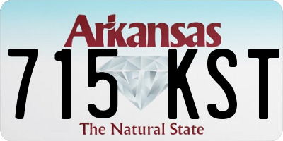 AR license plate 715KST