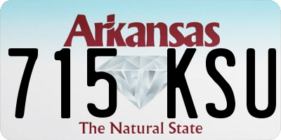 AR license plate 715KSU