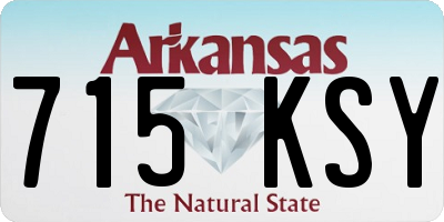AR license plate 715KSY