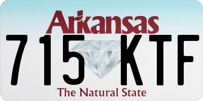 AR license plate 715KTF