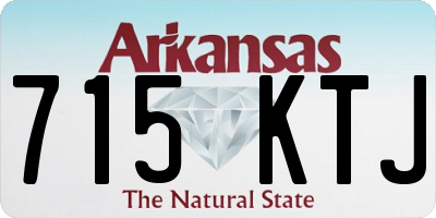 AR license plate 715KTJ
