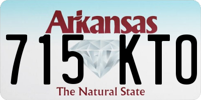 AR license plate 715KTO