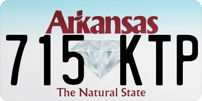 AR license plate 715KTP