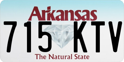 AR license plate 715KTV