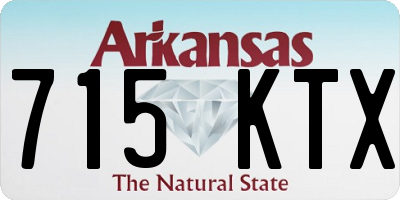 AR license plate 715KTX