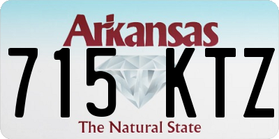 AR license plate 715KTZ