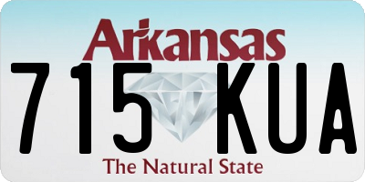 AR license plate 715KUA