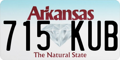 AR license plate 715KUB