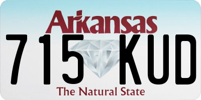 AR license plate 715KUD