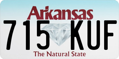 AR license plate 715KUF