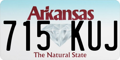 AR license plate 715KUJ