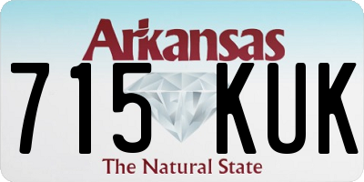 AR license plate 715KUK