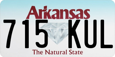 AR license plate 715KUL