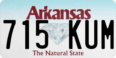 AR license plate 715KUM