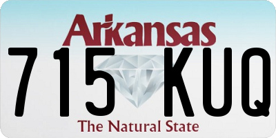 AR license plate 715KUQ
