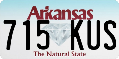 AR license plate 715KUS