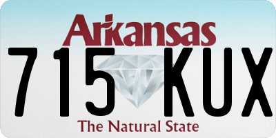 AR license plate 715KUX
