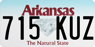 AR license plate 715KUZ