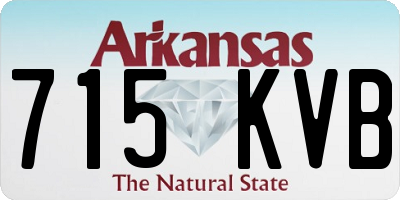 AR license plate 715KVB