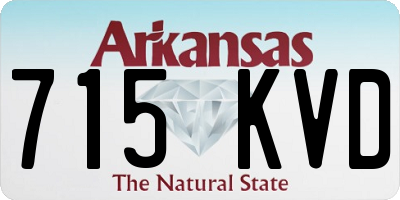 AR license plate 715KVD