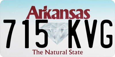 AR license plate 715KVG