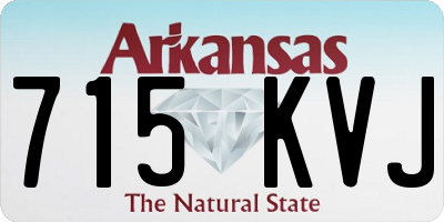 AR license plate 715KVJ