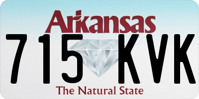 AR license plate 715KVK