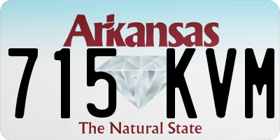 AR license plate 715KVM