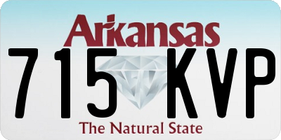 AR license plate 715KVP