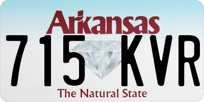 AR license plate 715KVR