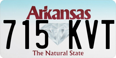 AR license plate 715KVT